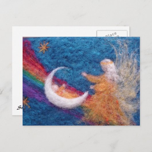 Over de regenboog briefkaart (Voorkant / Achterkant)