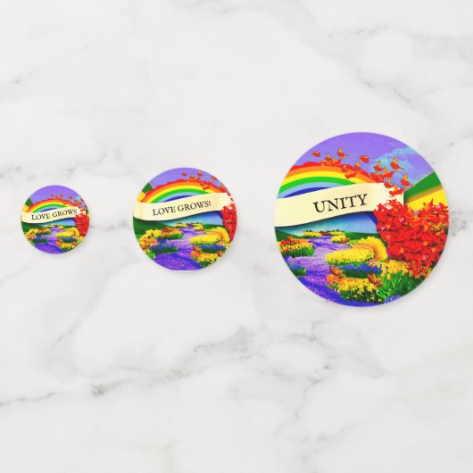 OVER DE REGENBOOG CONFETTI (Achterkanten)