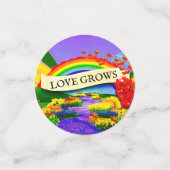 OVER DE REGENBOOG CONFETTI (Kleine voorkant)