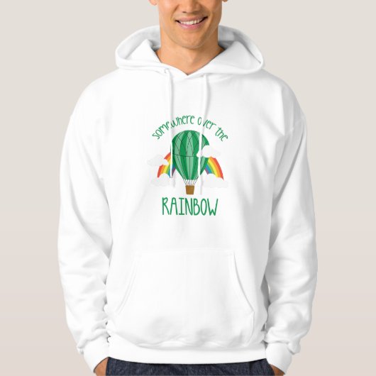 Over de regenboog hoodie (Voorkant)