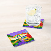 OVER DE REGENBOOG KARTONNEN ONDERZETTERS (Insitu)