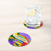 OVER DE REGENBOOG KARTONNEN ONDERZETTERS (Insitu)