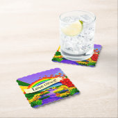 OVER DE REGENBOOG KARTONNEN ONDERZETTERS (Insitu)