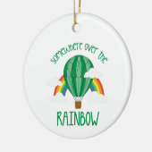 Over de regenboog keramisch ornament (Links)