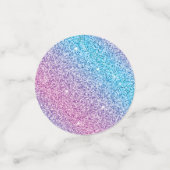 Over de regenboog magische verjaardagsfeestje confetti (Kleine voorkant)