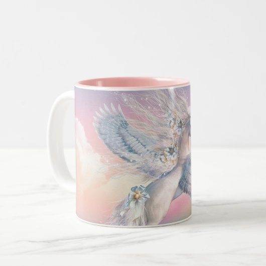 Over de Regenboog Mok (Voorkant links)