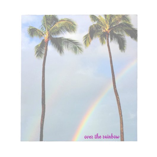 over de regenboog - notitieblok (Voorkant)