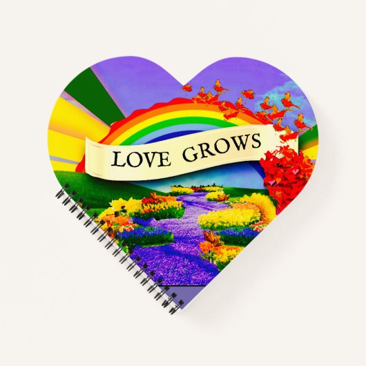 OVER DE REGENBOOG NOTITIEBOEK (Voorkant)