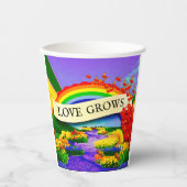 OVER DE REGENBOOG PAPIEREN BEKERS (Voorkant)