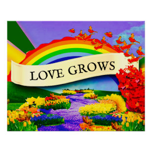 OVER DE REGENBOOG PERFECT POSTER