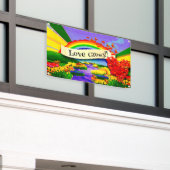 OVER DE REGENBOOG SPANDOEK (Buitenkant Gebouw)