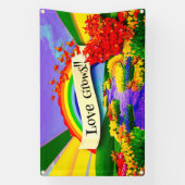 OVER DE REGENBOOG SPANDOEK (Verticaal)