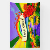OVER DE REGENBOOG SPANDOEK (Verticaal)