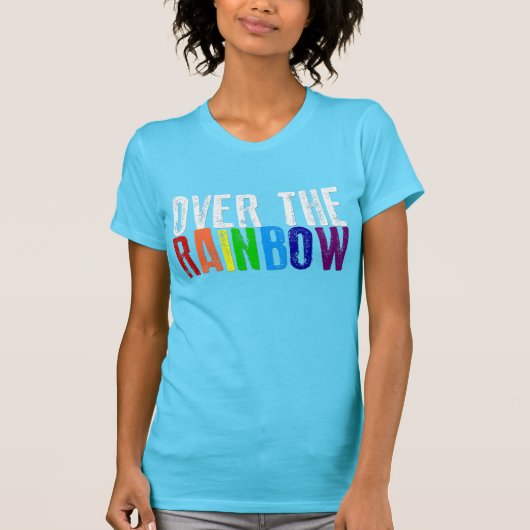 Over de regenboog t-shirt (Voorkant)