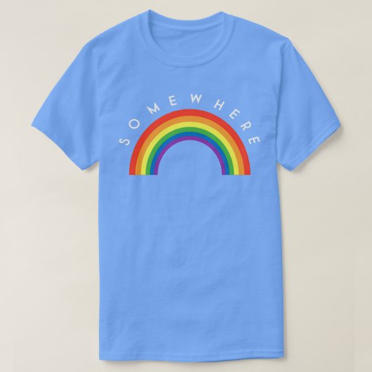 Over de regenboog t-shirt (Design voorkant)