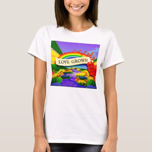 OVER DE REGENBOOG T-SHIRT (Voorkant)