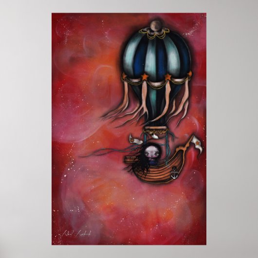 Over de regenboogboot poster (Voorkant)