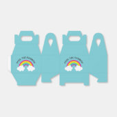 Over de regenboogdag / de douwer bedankdoosjes (Uitgevouwen)