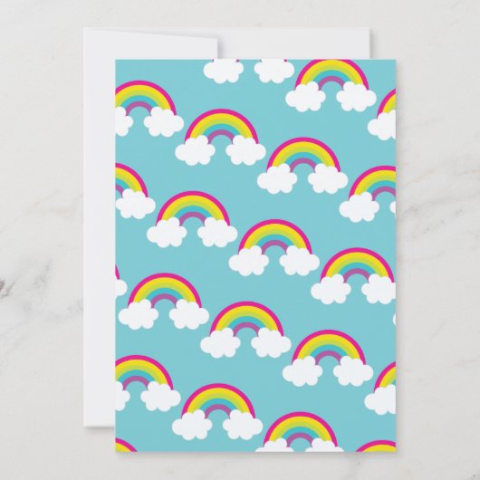 Over de regenboogdag / de douwer kaart (Achterkant)