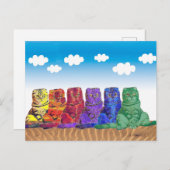 Over de regenboogkatten briefkaart (Voorkant / Achterkant)