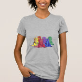 Over de regenboogkatten t-shirt (Voorkant)