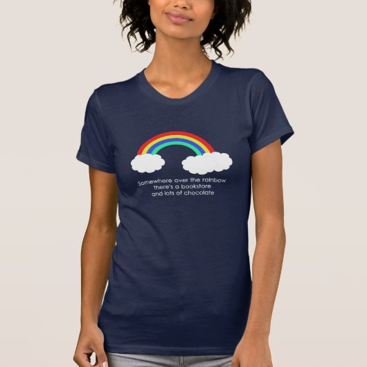 Over de regenboogvrouwen t-shirt (Voorkant)