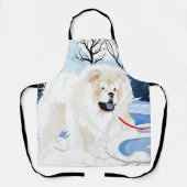 OVER DE RIVER Cream Chow schort (Voorkant)