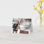 Over de River for the Holidays Kaart (Gele Bloem)