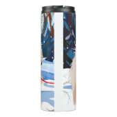 OVER DE RIVER Red Chow thermische tumbler Thermosbeker (Achterkant)