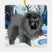 OVER DE RIVIER Black Chow 2023 Ornament (Voorkant)