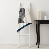 OVER DE RIVIER Black Chow Sherpa deken (In situ)