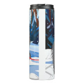 OVER DE RIVIER Black Chow thermische tumbler Thermosbeker (Achterkant)