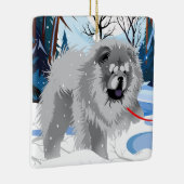 OVER DE RIVIER Blue Chow 2023 Ornament (Rechts)