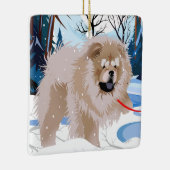 OVER DE RIVIER Cinnamon fawn Chow 2023 Ornament (Rechts)