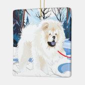 OVER DE RIVIER Cream Chow 2023 Ornament (Links)