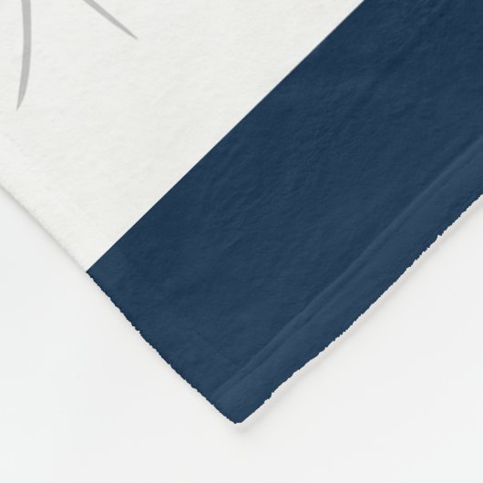 OVER DE RIVIER Cream Chow Fleece deken (Hoek)