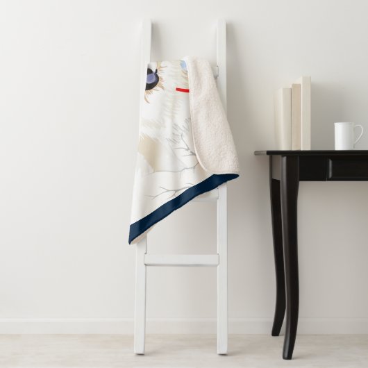 OVER DE RIVIER Cream Chow Sherpa deken (In situ)