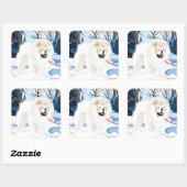 OVER DE RIVIER Cream Chow stickers 2 maten (Vel)