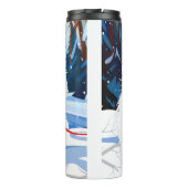 OVER DE RIVIER Cream Chow thermische tumbler Thermosbeker (Achterkant)