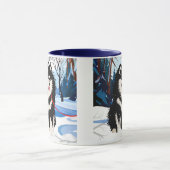 OVER DE RIVIER DE Finse Lapphund 11 oz mok (Midden)