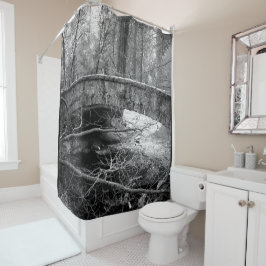 Over de rivier douchegordijn