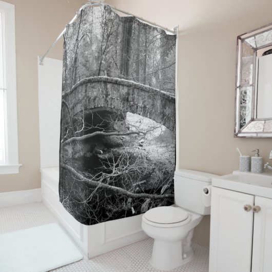 Over de rivier douchegordijn (In situ)