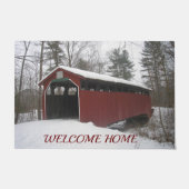 "Over de rivier en door de Bossen" Deurmat (Voorkant)