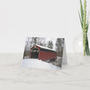 "Over de rivier en door de Bossen" Hartelijk dank Bedankkaart