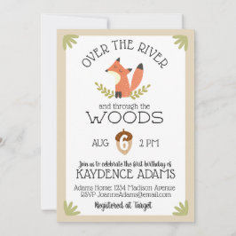 Over de rivier en door de Bossen Kaart