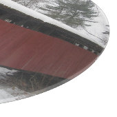 "Over de rivier en door de Bossen" Snijplank (Hoek)
