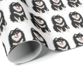 OVER DE RIVIER Fins Lapphund inpakpapier (Rol Hoek)