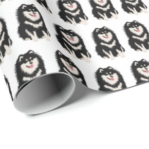 OVER DE RIVIER Fins Lapphund inpakpapier