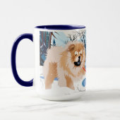 OVER DE RIVIER Red Chow mok (Links)