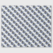 OVER DE RIVIER Zwart Chow inpakpapier (Vlak)